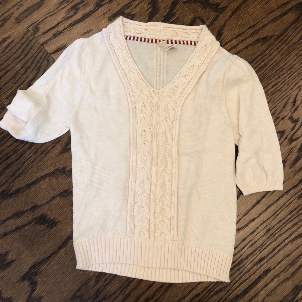 Anthropologie Moth cotton sweater